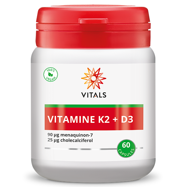 Vitamine K2 90 mcg met vitamine D3 25 mcg | Vitals