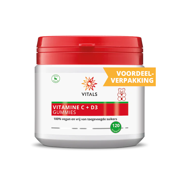Vitamine C + D3 Gummies 120 gummis | Vitals